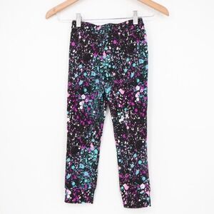 Pixielane Legging Girls 5‎ Multicolor Color Paint Print Stretch Elastic Waist